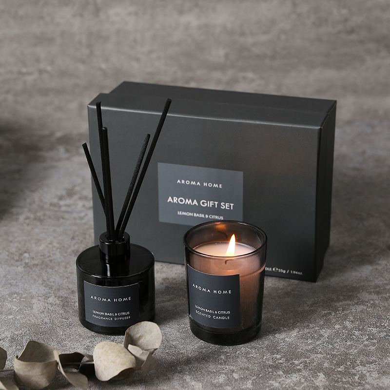 Candle Containers - 2 adet Hediye kutu seti Aromaterapi