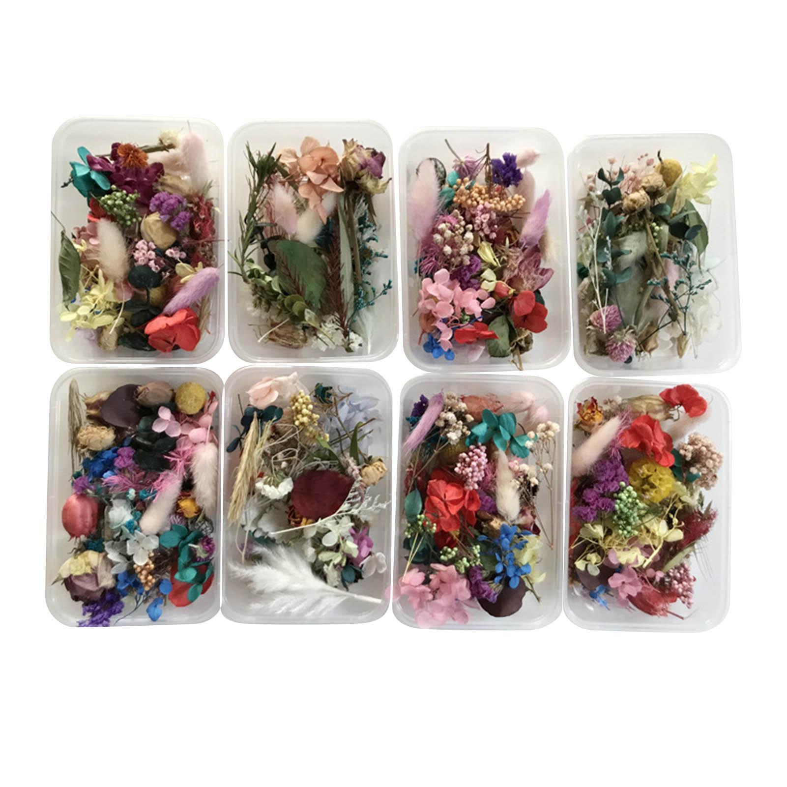 Candle Making Kit - Doğal kurutulmuş çiçek kiti preslenmiş sanat