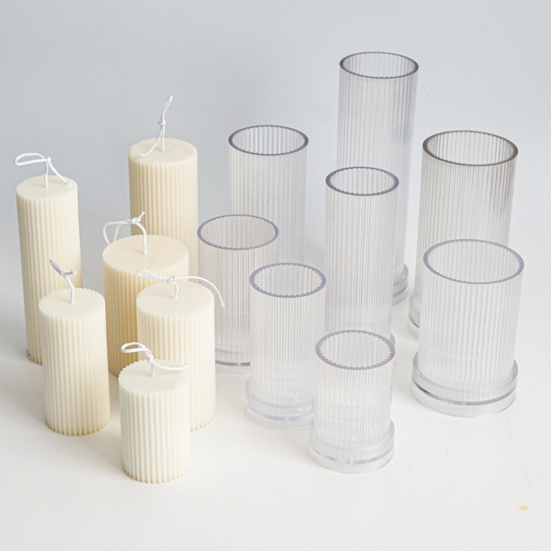 Candle Making Kit - Yeni DIY İnce Çizgili yuvarlak Ince