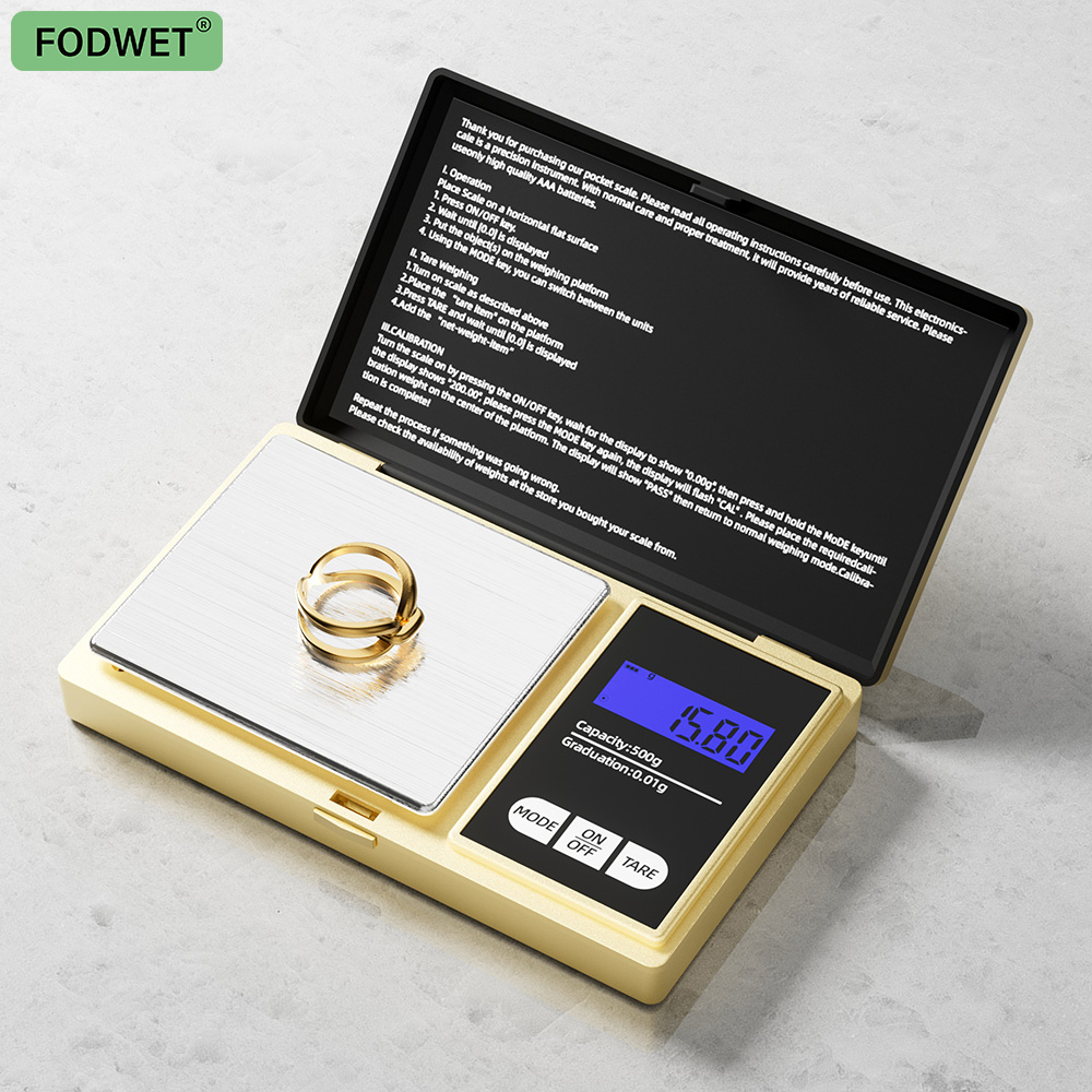 Candle Wax Scale - Altın Rengi Küçük Mekanik Terazi LCD