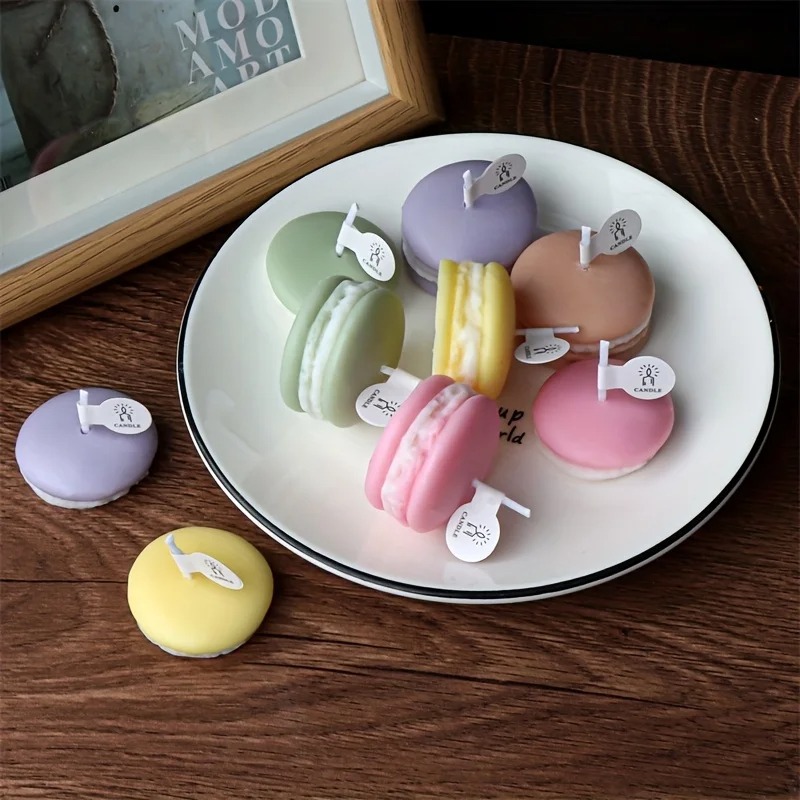 Soy Wax - 1/5 adet Gerçekçi Makaron Şeklinde Mumlar