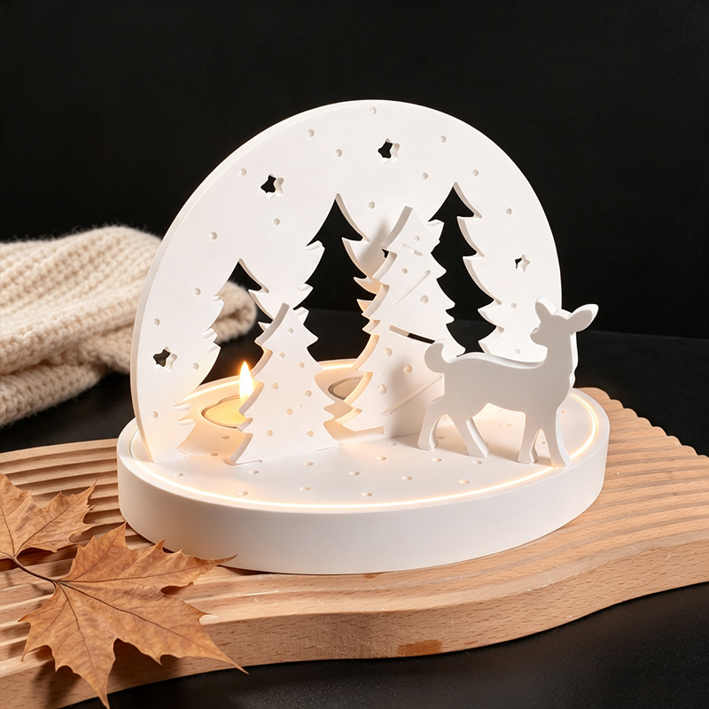 Noel Geyiği Tealight Mumluk Si - Candle Molds incelemesi ve fiyatı