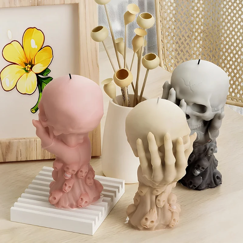 Son Model Halloween Kafatası M - Candle Molds incelemesi ve fiyatı