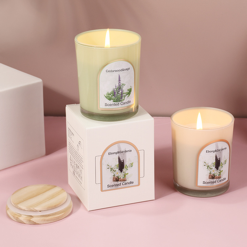 Ahşap kapaklı renkli cam kokul - Candle Fragrance incelemesi ve fiyatı