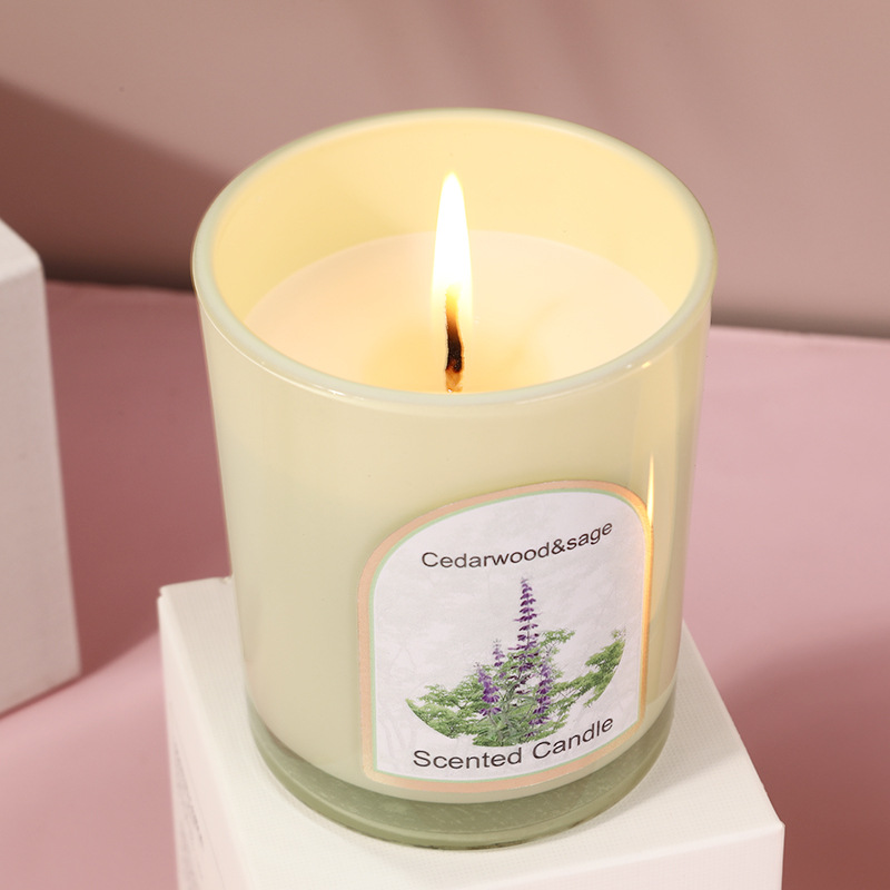 Ahşap kapaklı renkli cam kokul - Candle Fragrance incelemesi ve fiyatı