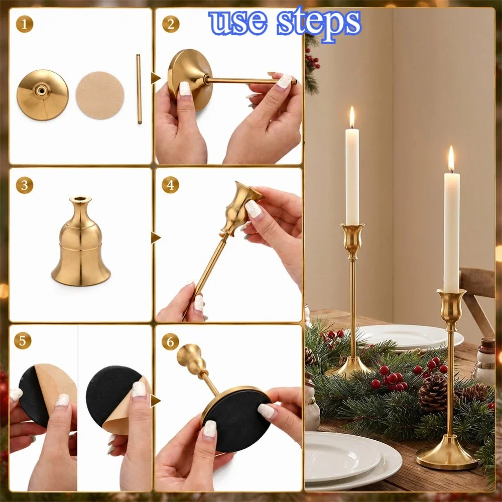 6 Adet Şamdan Seti, Vintage Me - Silk Candle incelemesi ve fiyatı